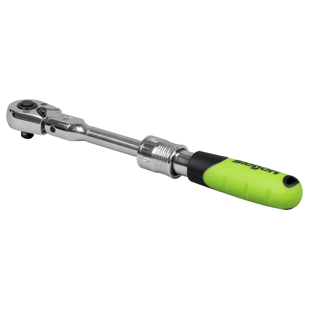 Extendable Flexi-Head Ratchet Wrench 1/4"Sq Drive S01294
