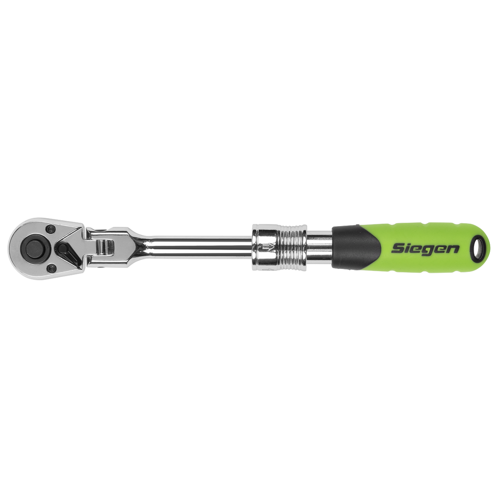 Extendable Flexi-Head Ratchet Wrench 1/4"Sq Drive S01294