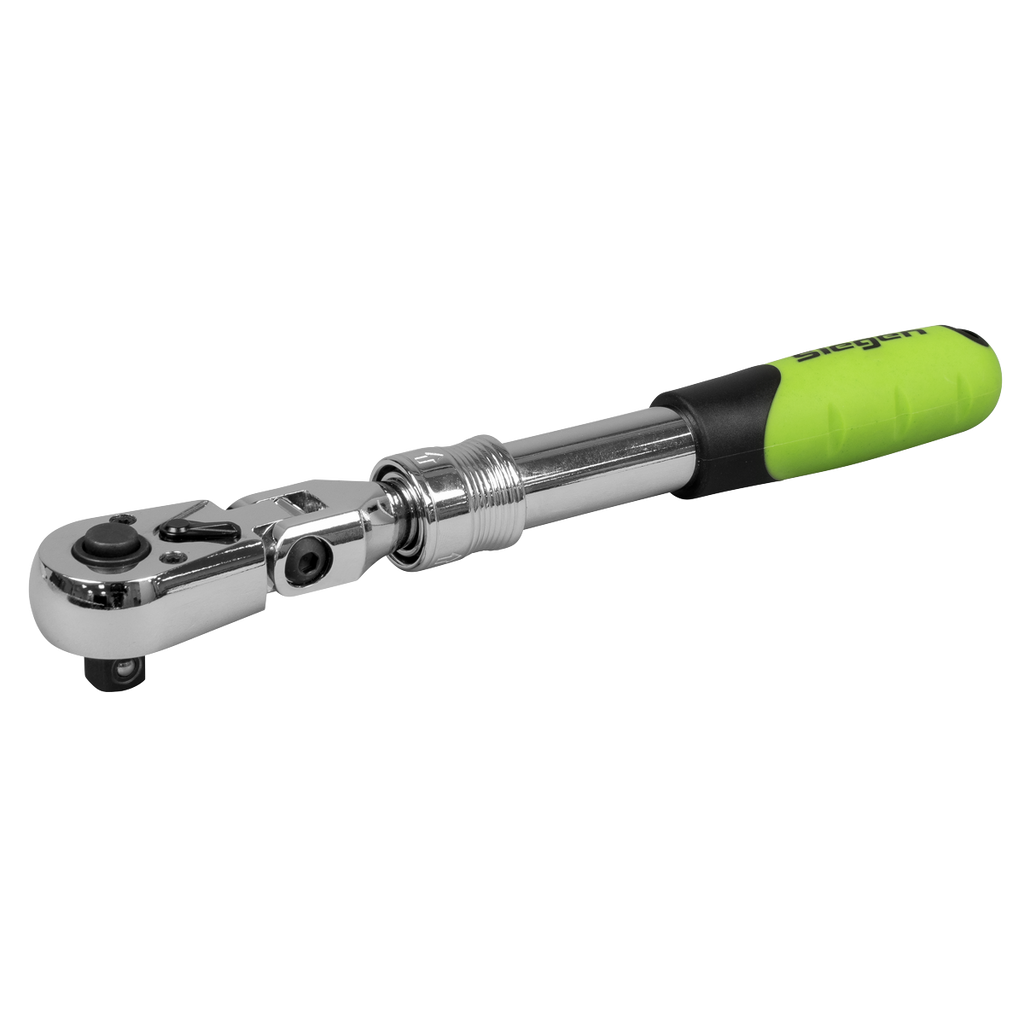 Extendable Flexi-Head Ratchet Wrench 3/8"Sq Drive S01295