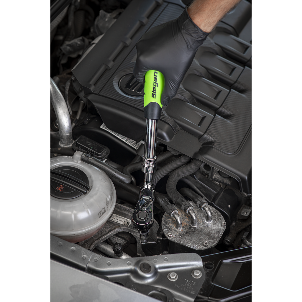 Extendable Flexi-Head Ratchet Wrench 1/2"Sq Drive S01296