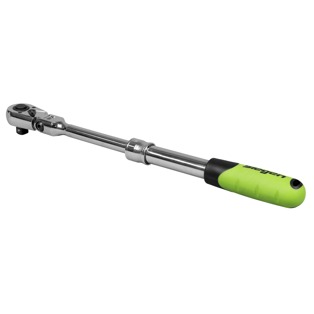 Extendable Flexi-Head Ratchet Wrench 1/2"Sq Drive S01296