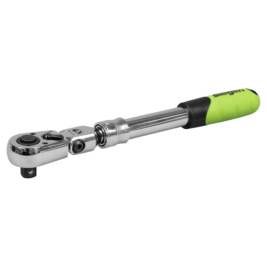 Extendable Flexi-Head Ratchet Wrench 1/2"Sq Drive S01296