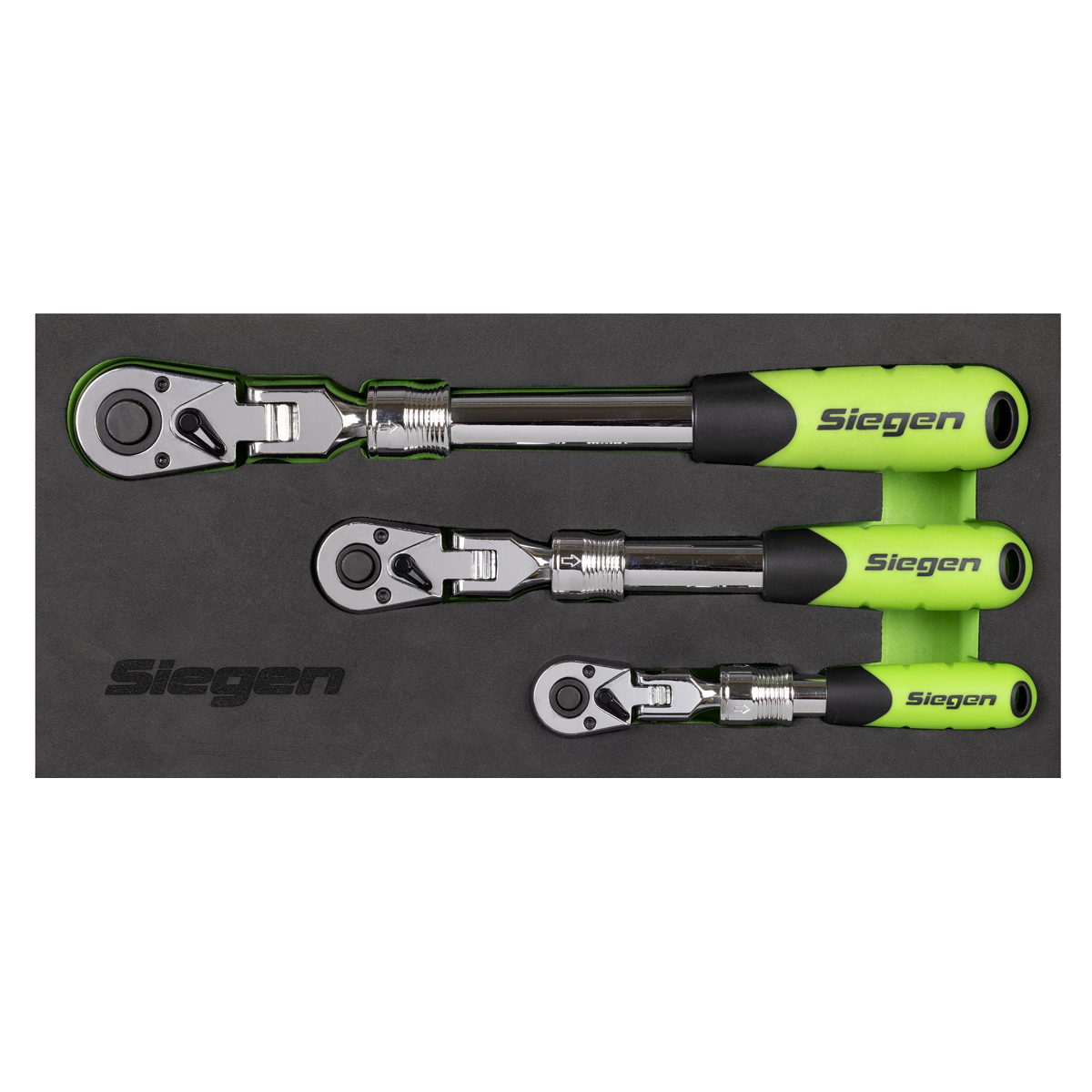 Extendable Flexi-Head Ratchet Wrench Set 3pc S01297