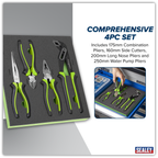 Comfort Grip Pliers Set 4pc S01298