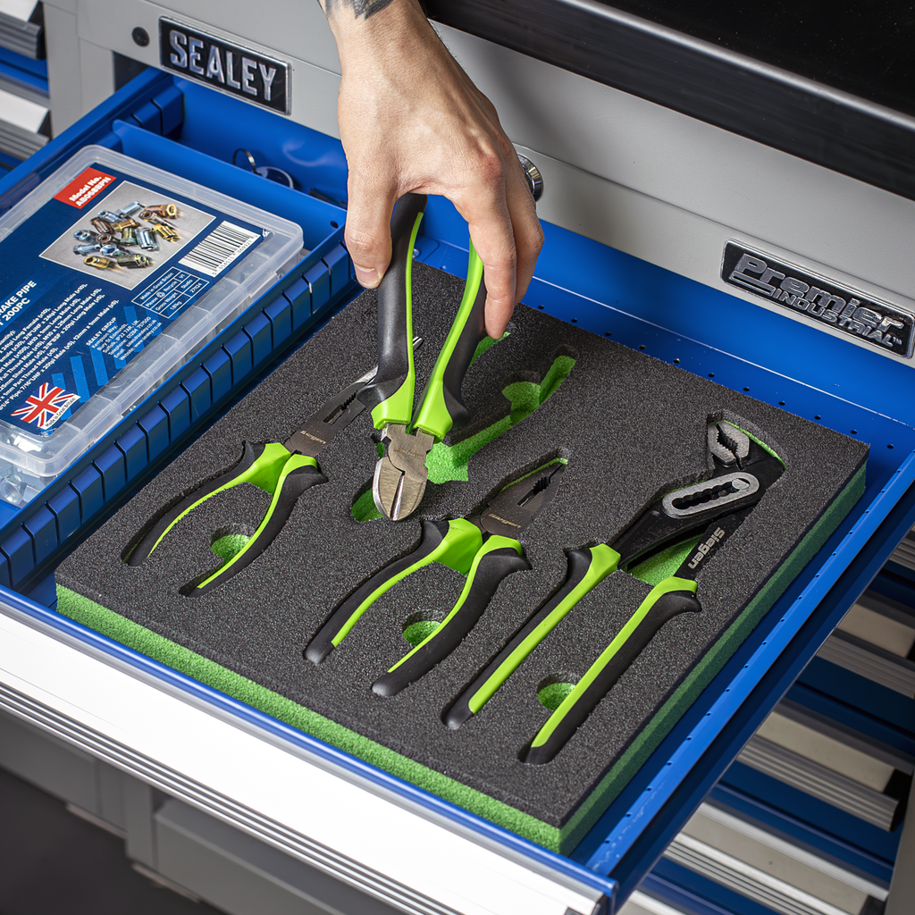Comfort Grip Pliers Set 4pc S01298