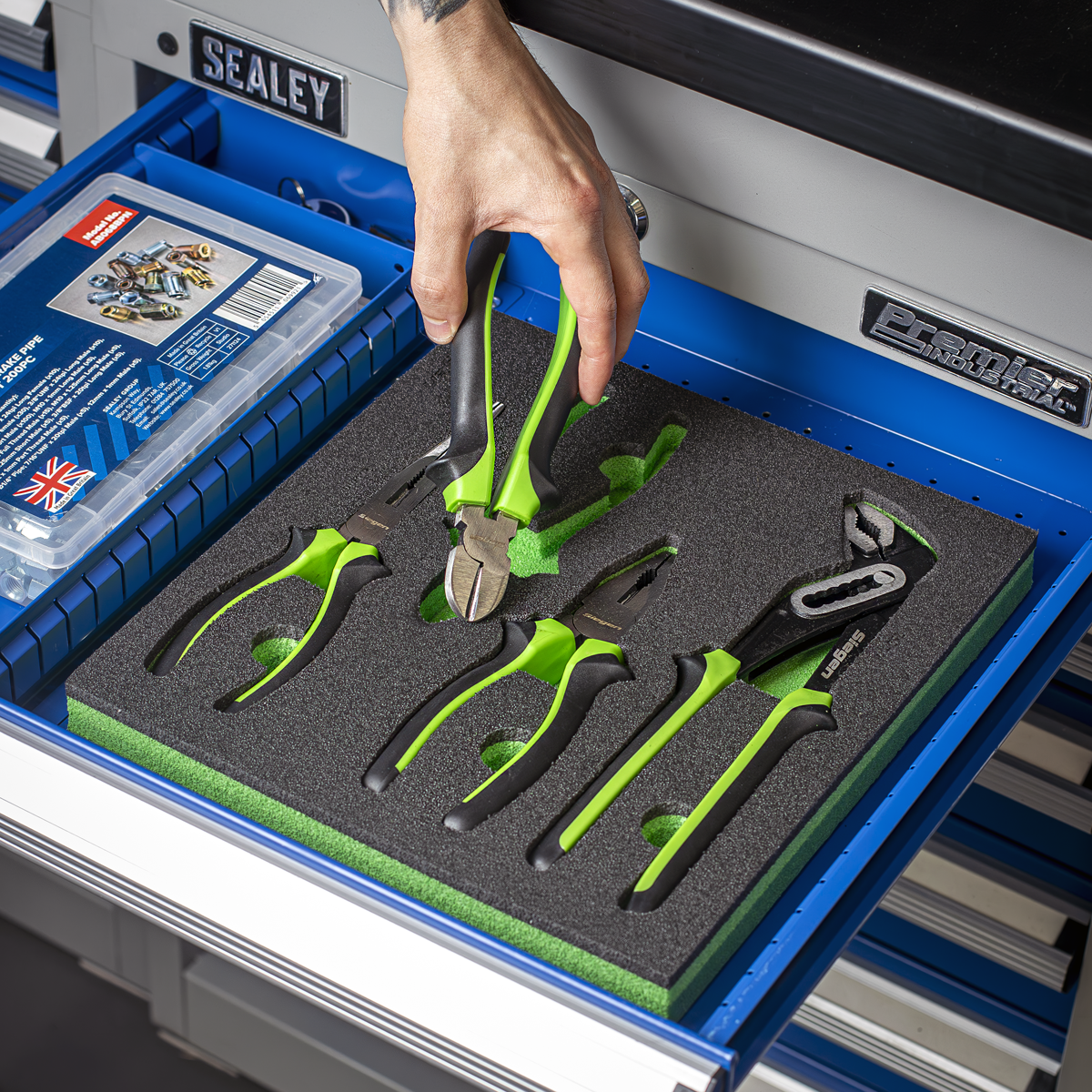 Comfort Grip Pliers Set 4pc S01298