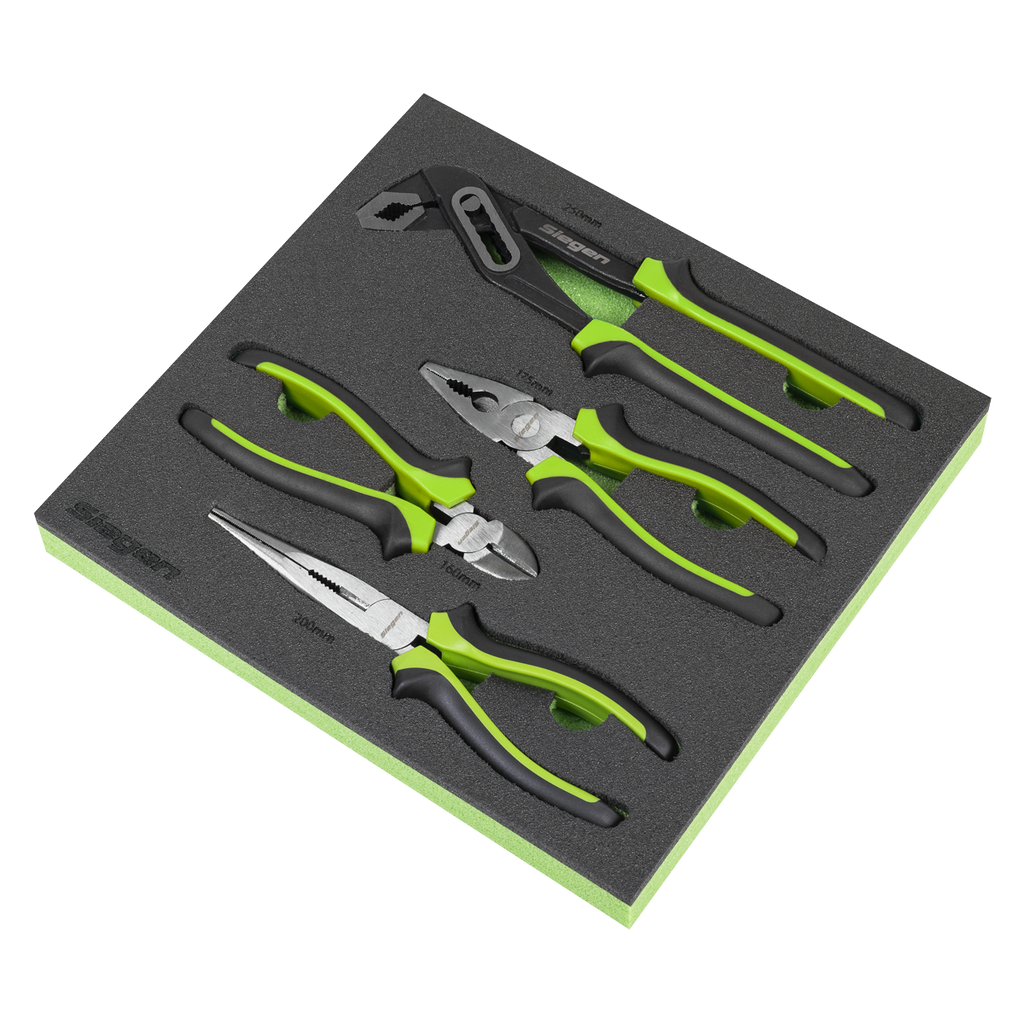 Comfort Grip Pliers Set 4pc S01298