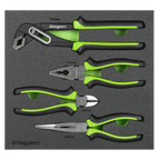 Comfort Grip Pliers Set 4pc S01298