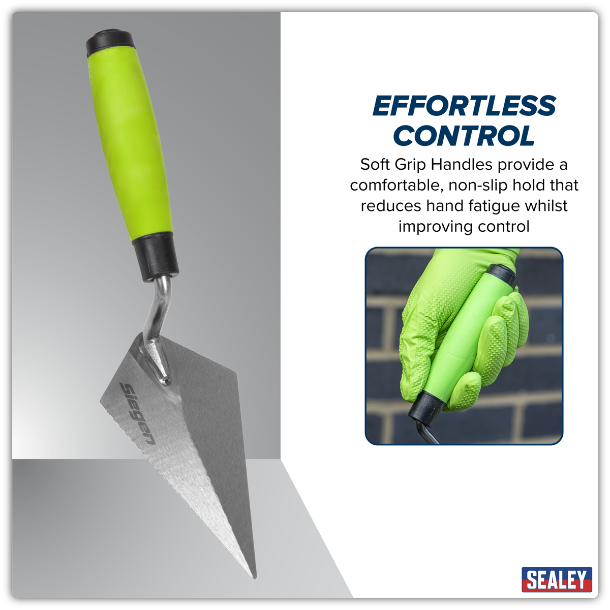 Pointing Trowel with Soft Grip Handle 150mm S01301