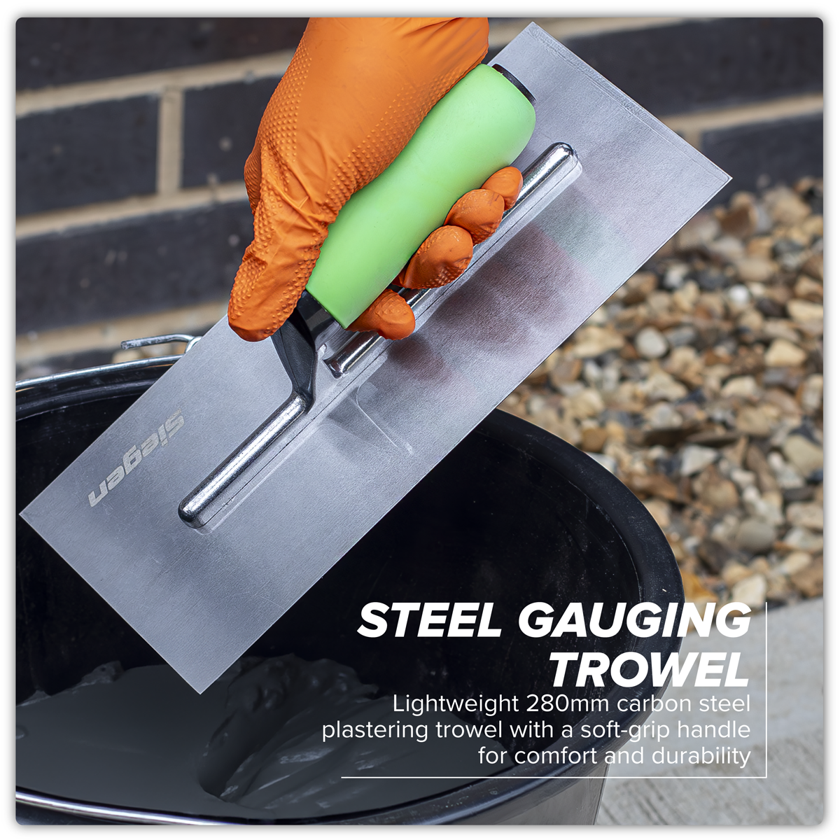 Plastering Trowel with Soft Grip Handle 280mm S01302