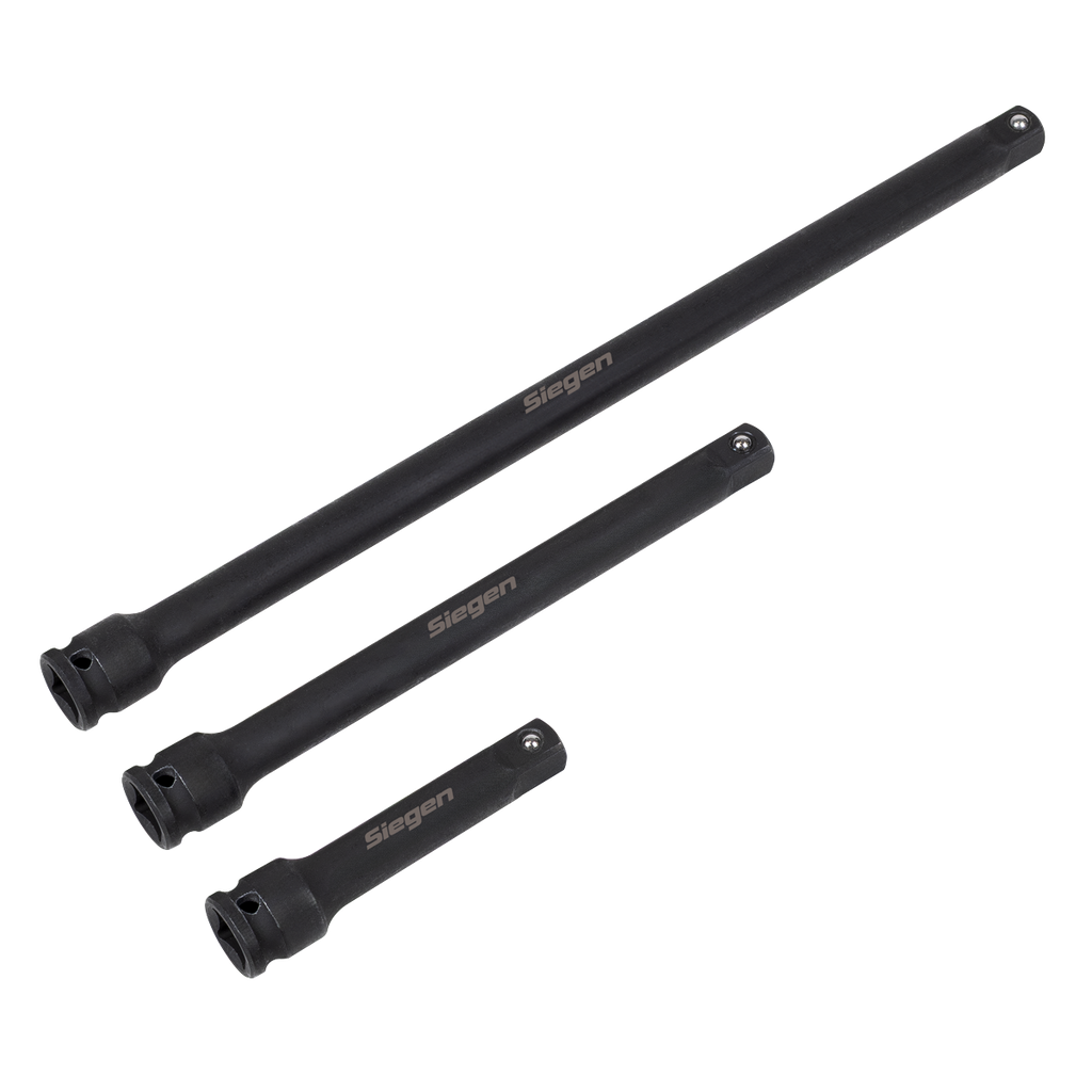 Impact Extension Bar Set 3/8"Sq Drive 3pc S01321