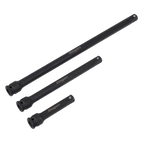 Impact Extension Bar Set 3/8"Sq Drive 3pc S01321