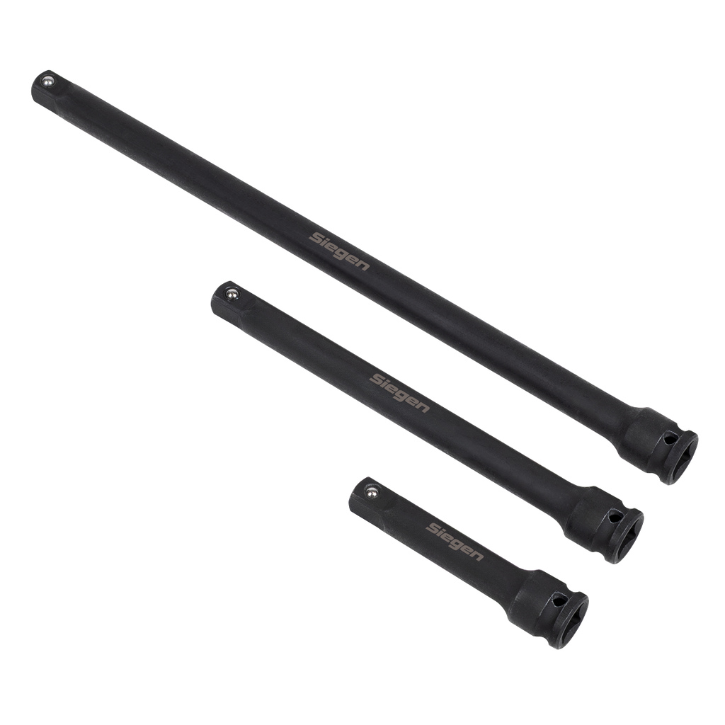 Impact Extension Bar Set 3/8"Sq Drive 3pc S01321
