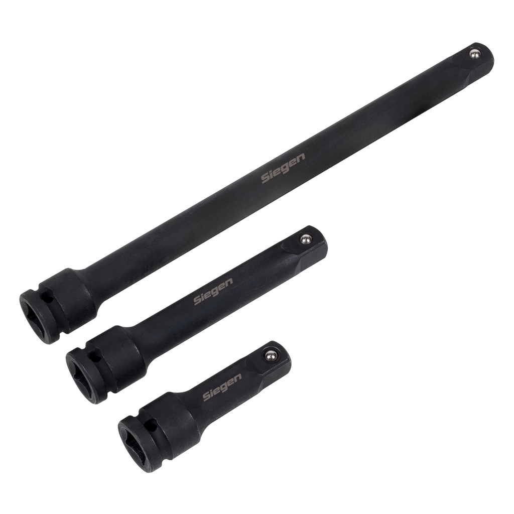 Impact Extension Bar Set 1/2"Sq Drive 3pc S01322