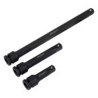 Impact Extension Bar Set 1/2"Sq Drive 3pc S01322