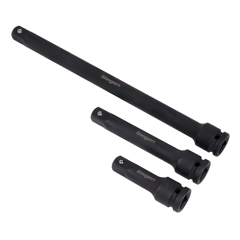 Impact Extension Bar Set 1/2"Sq Drive 3pc S01322
