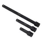 Impact Extension Bar Set 1/2"Sq Drive 3pc S01322