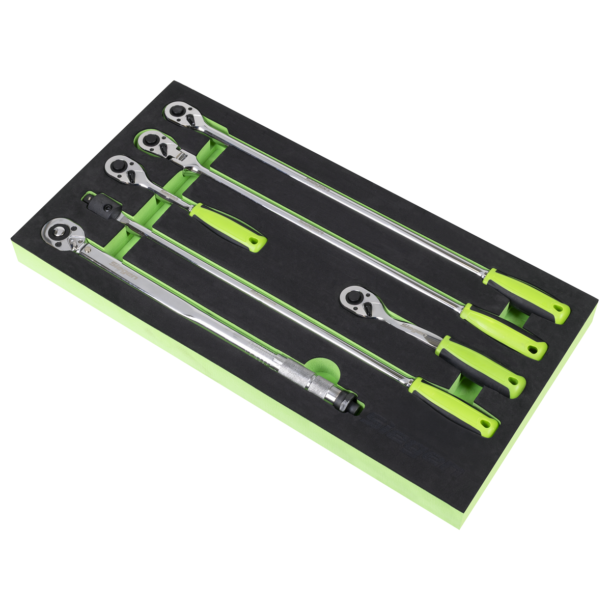 Ratchet Wrench, Breaker Bar & Torque Wrench Set 1/2"Sq Drive 6pc S01326