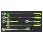 Ratchet Wrench, Breaker Bar & Torque Wrench Set 1/2"Sq Drive 6pc S01326