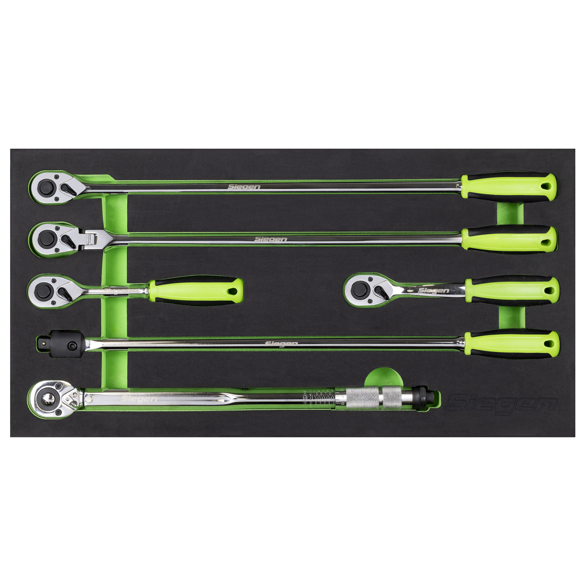 Ratchet Wrench, Breaker Bar & Torque Wrench Set 1/2"Sq Drive 6pc S01326