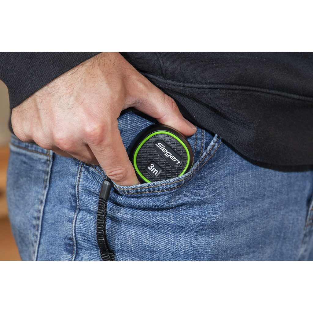 Metric/Imperial Auto Lock Tape Measure 3m(10ft) x 16mm S01327