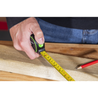 Metric/Imperial Auto Lock Tape Measure 3m(10ft) x 16mm S01327
