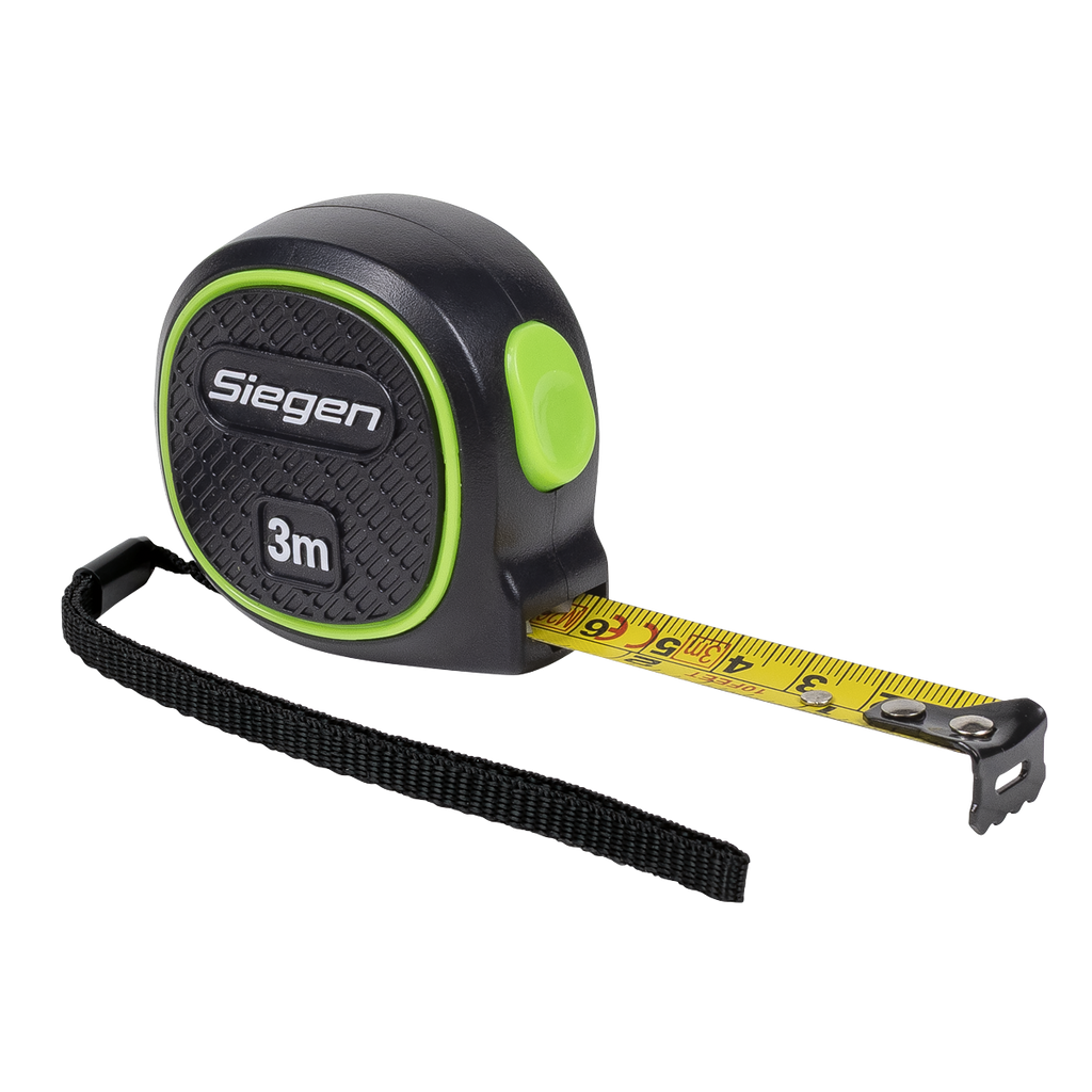 Metric/Imperial Auto Lock Tape Measure 3m(10ft) x 16mm S01327