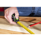 Metric/Imperial Auto-Lock Tape Measure 5m(16ft) x 19mm S01328