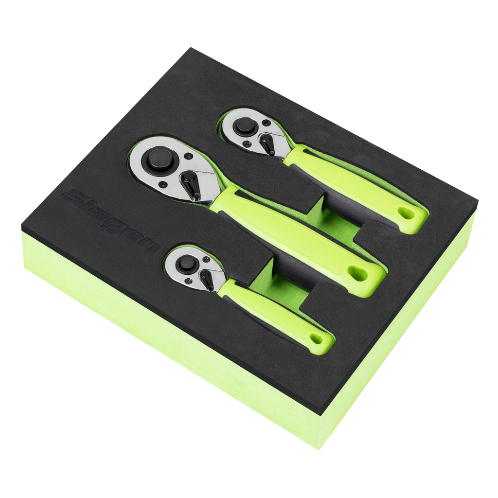 Stubby Ratchet Wrench Set 3pc S01330