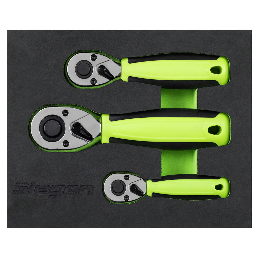 Stubby Ratchet Wrench Set 3pc S01330