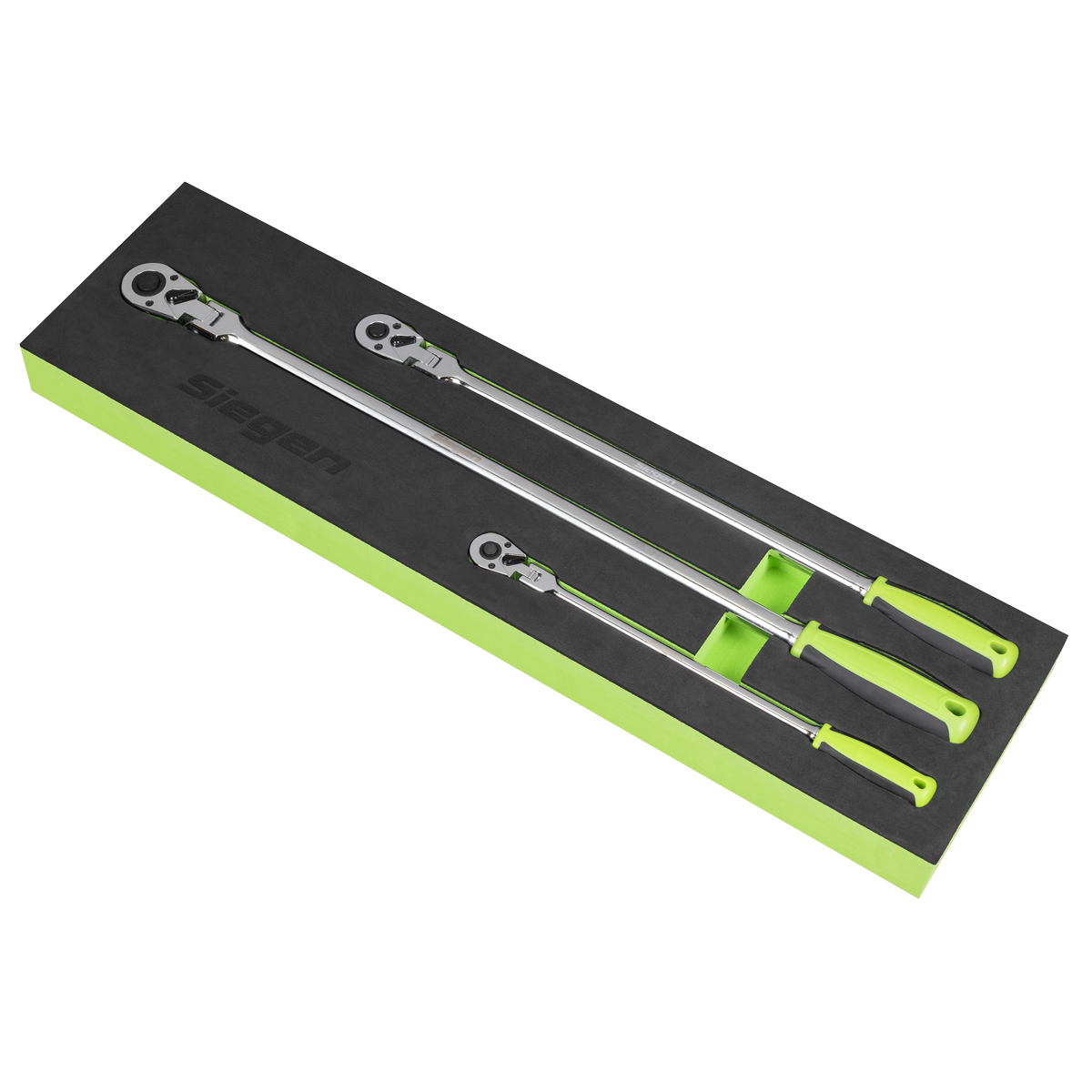 Extra-Long Flexi-Head Ratchet Wrench Set 3pc S01333