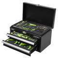 Mini Toolbox 2 Drawer with 111pc Tool Kit S01335