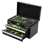 Mini Toolbox 2 Drawer with 111pc Tool Kit S01335