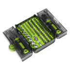 Socket & Bit Set 1/4"Sq Drive 78pc S01336