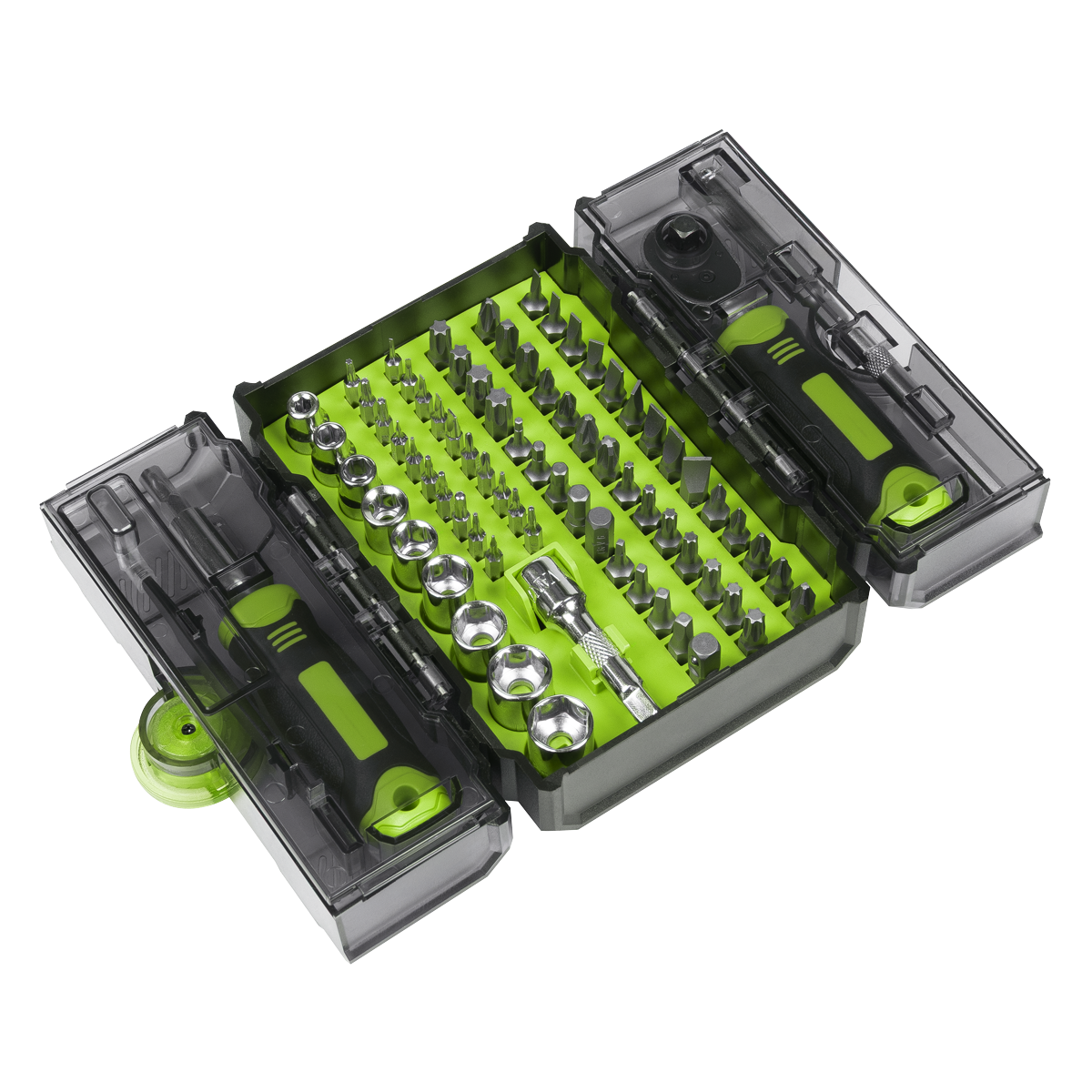 Socket & Bit Set 1/4"Sq Drive 78pc S01336