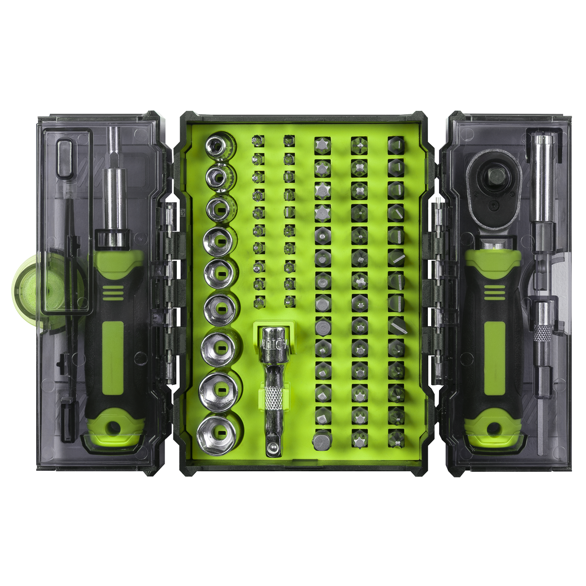 Socket & Bit Set 1/4"Sq Drive 78pc S01336