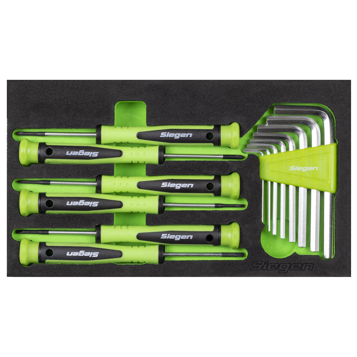 Mini Toolbox 2 Drawer with 111pc Tool Kit - Green S01346