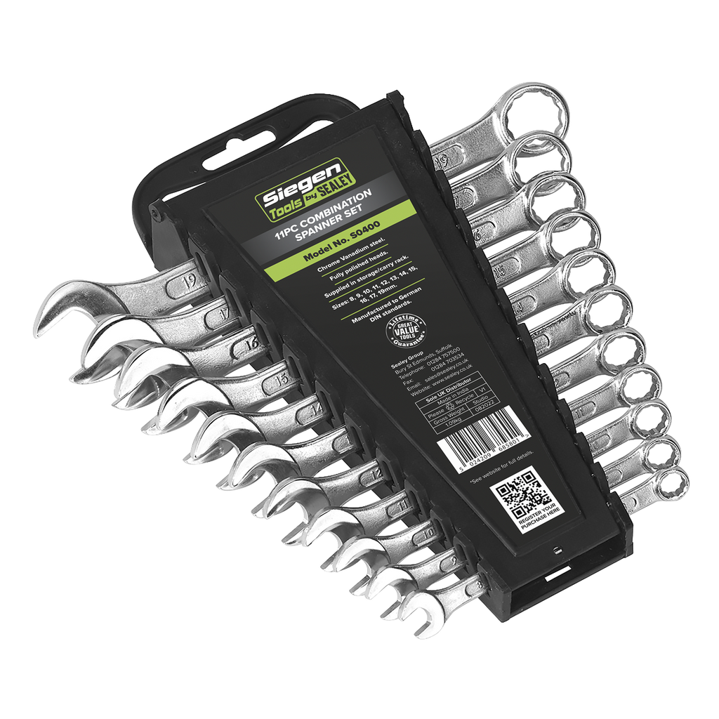 Combination Spanner Set 11pc S0400