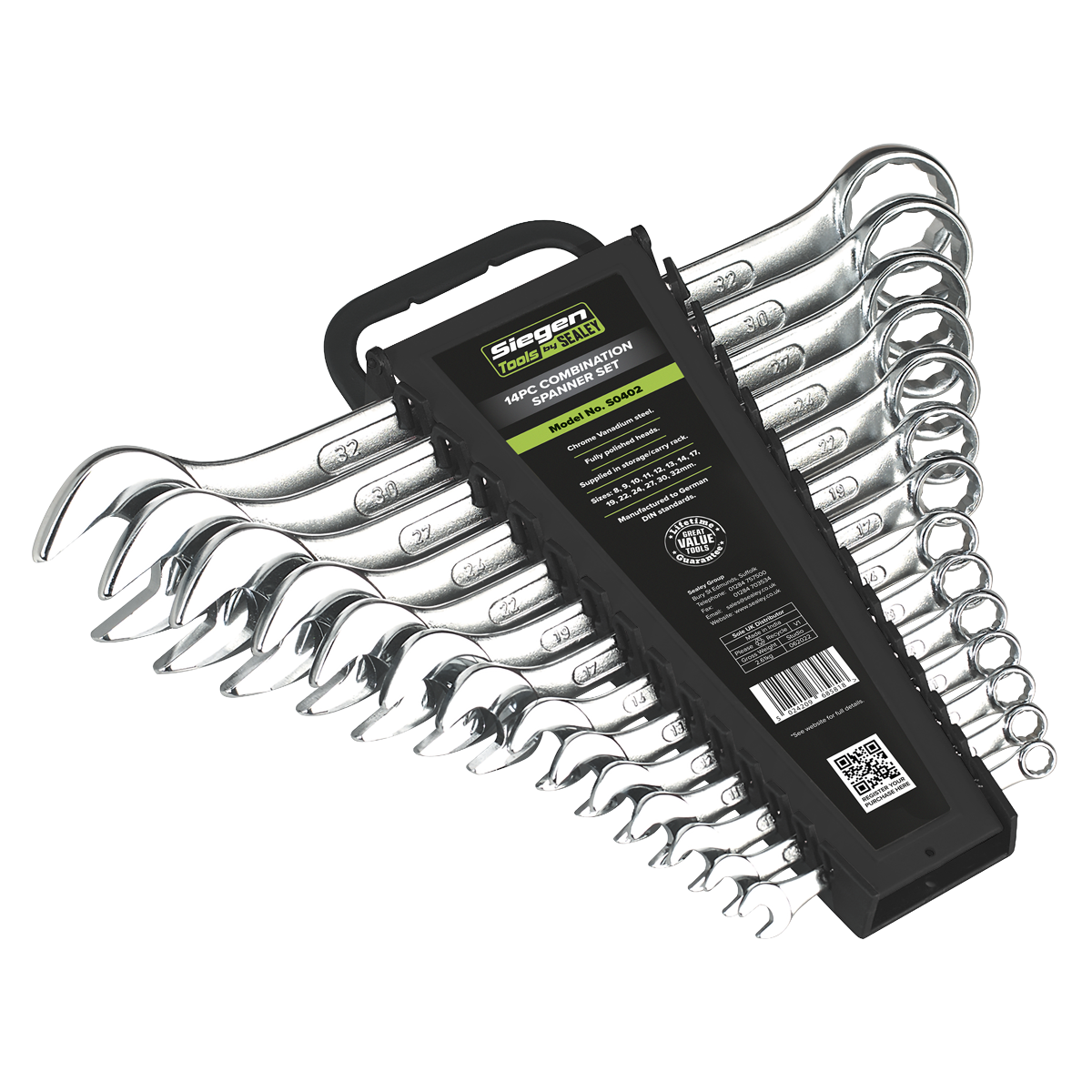 Combination Spanner Set 14pc S0402