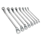 Deep Offset Ring Spanner Set 8pc S0405
