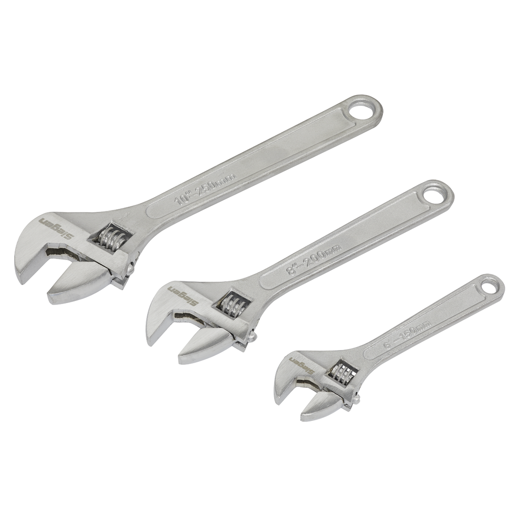 Adjustable Wrench Set 3pc S0448
