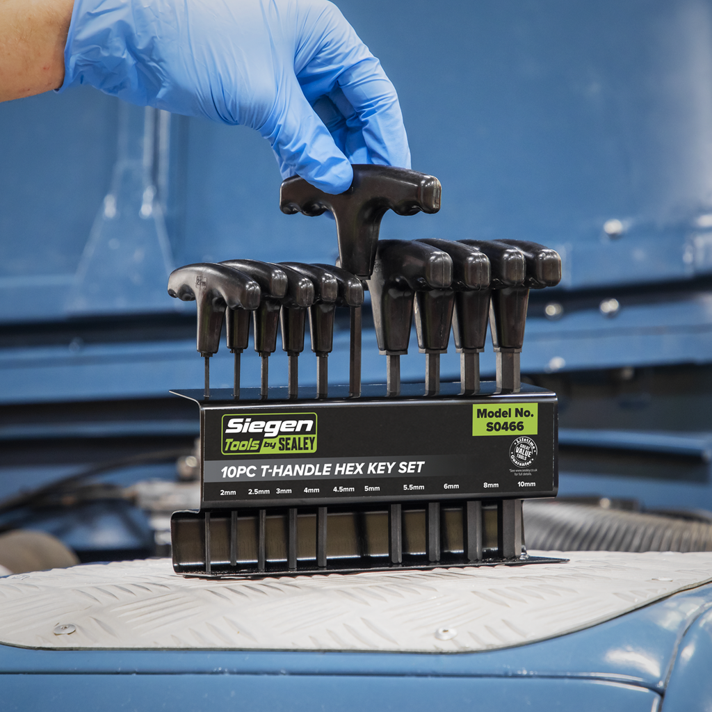 T-Handle Hex Key Set 10pc S0466
