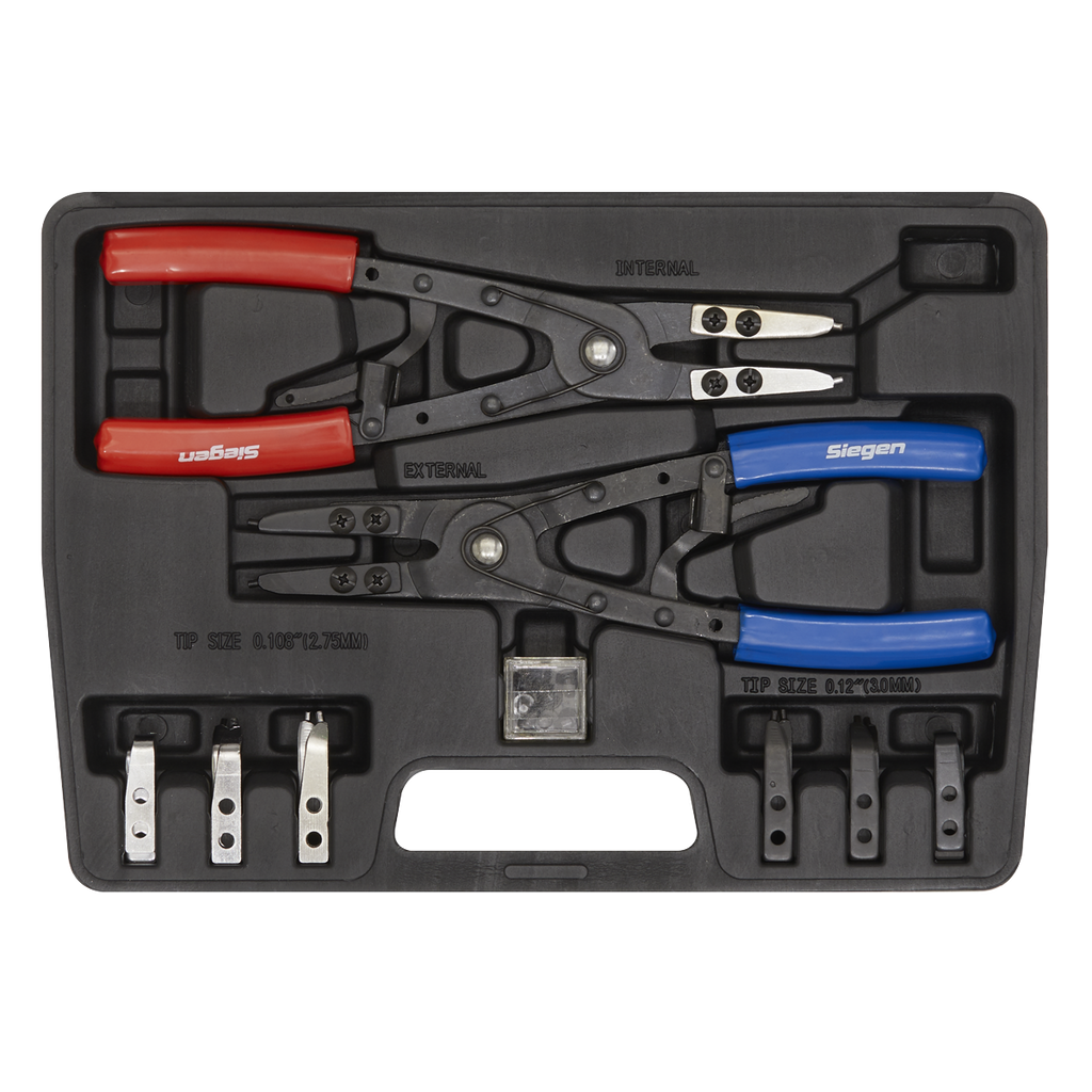 Internal/External Circlip Pliers Set 265mm S0553