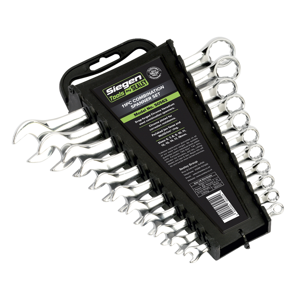 Combination Spanner Set 6-19mm 11pc S0562