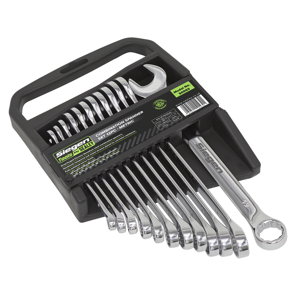 Combination Spanner Set 8-19mm 12pc S0563
