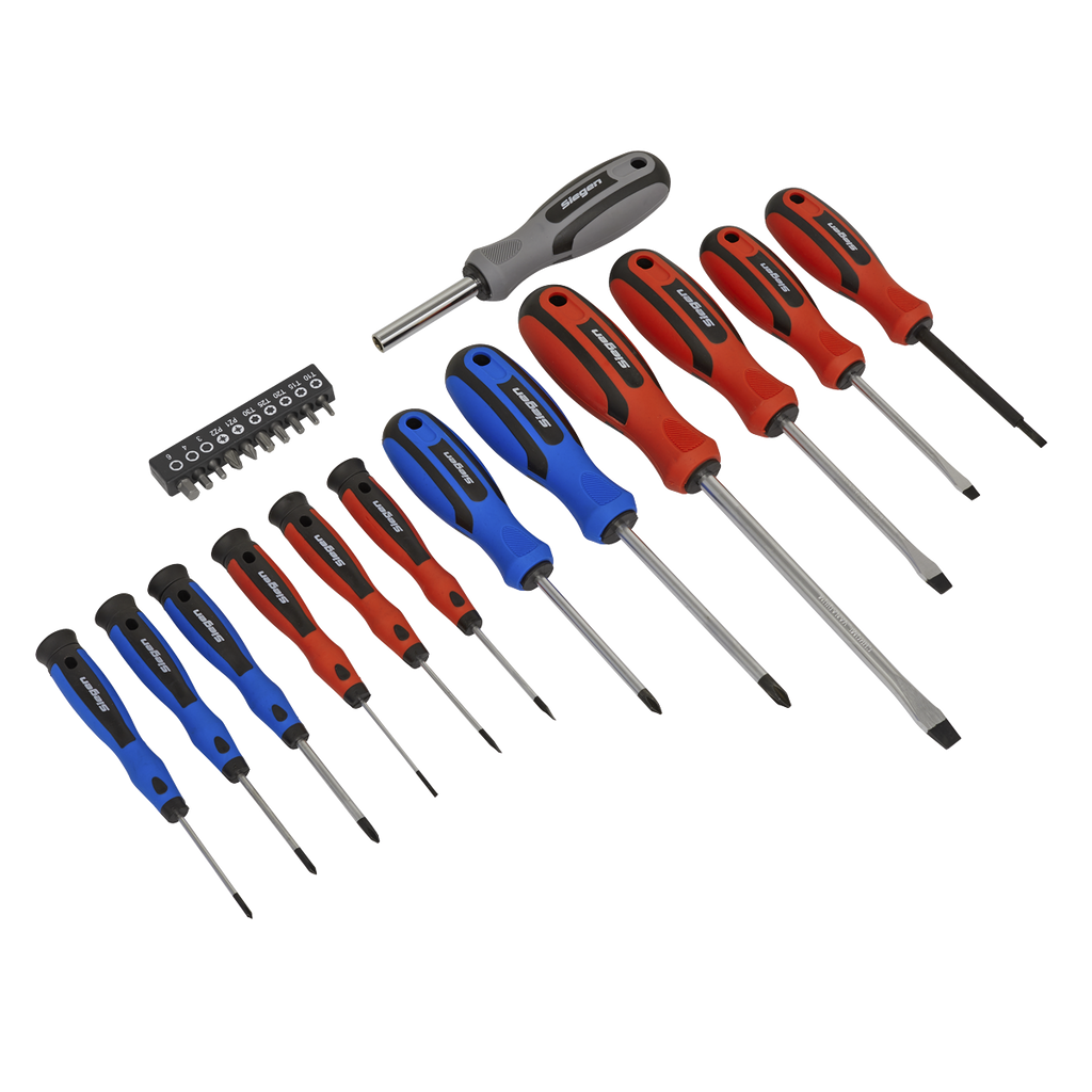 Soft Grip Screwdriver & Bit Set 23pc S0598