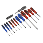 Topchest & Rollcab Combination 6 Drawer with 170pc Tool Kit - Black AP22BKCOMBO