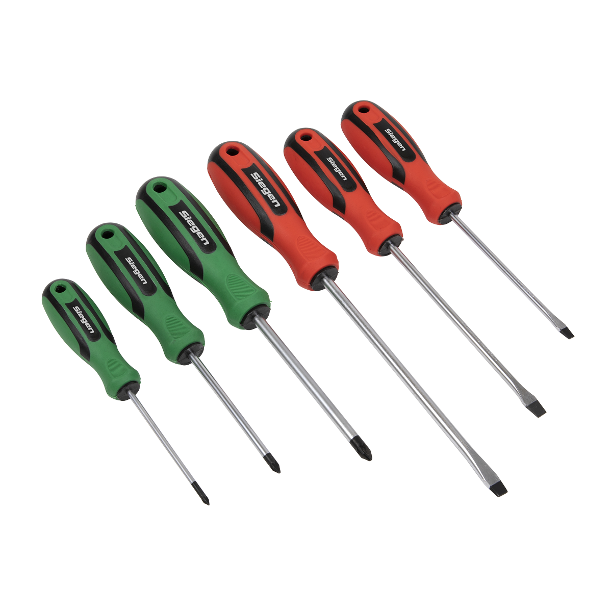 Soft Grip Screwdriver Set 6pc S0615