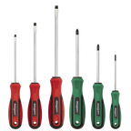 Soft Grip Screwdriver Set 6pc S0615
