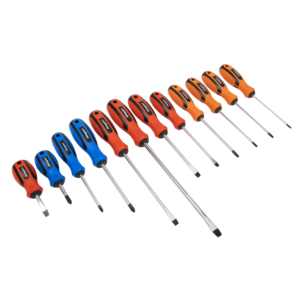 Soft Grip Screwdriver Set 12pc S0616
